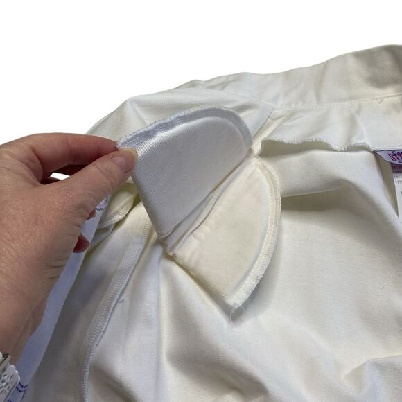 Vintage Southern Stitches & More Cotton Hummingbird Embroidered Jacket Lined L - Picture 7 of 14